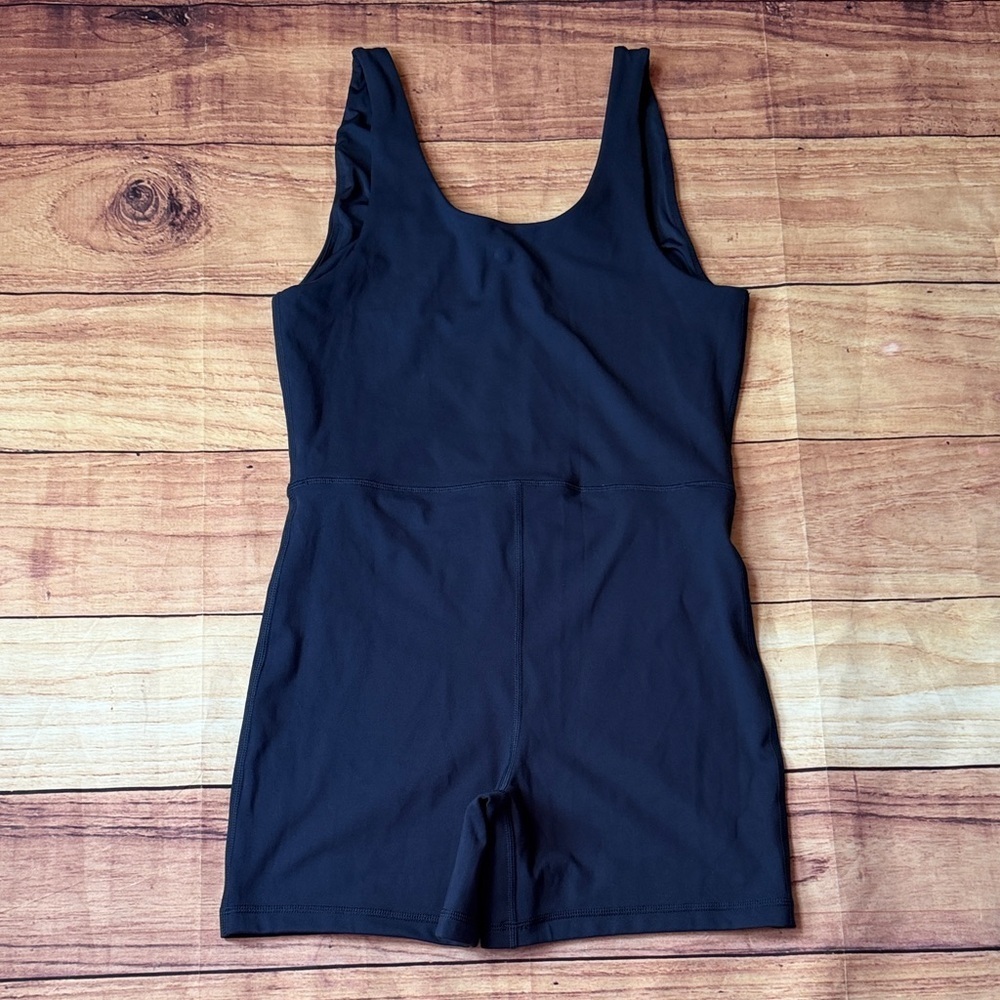Yogalicious Lux Blue Sleeveless Romper - Picture 5 of 7